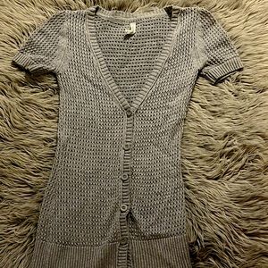 Short sleeved cardigan